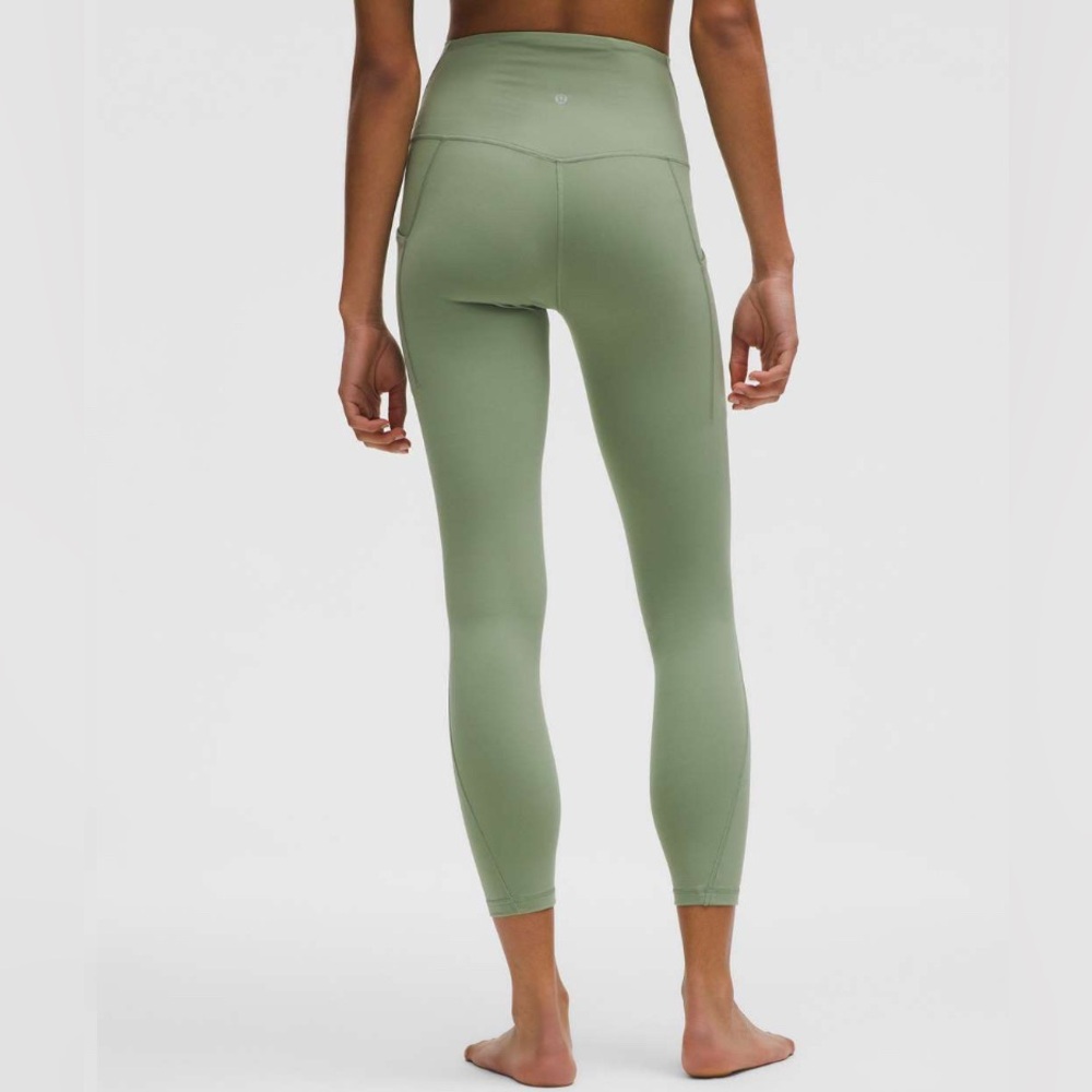 NWT Lululemon Align HR Pant 25” *Pockets in Desert Green
